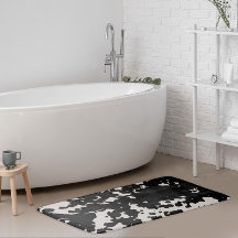 Piel de vaca falso Black Spots Country Western