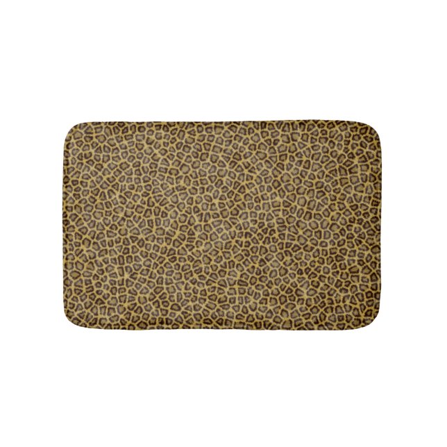 Alfombrilla De Baño Piel del leopardo (Anverso)