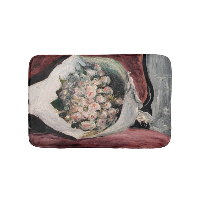 Alfombrilla De Baño Pierre-Auguste Renoir - Bouquet en una caja (Anverso)