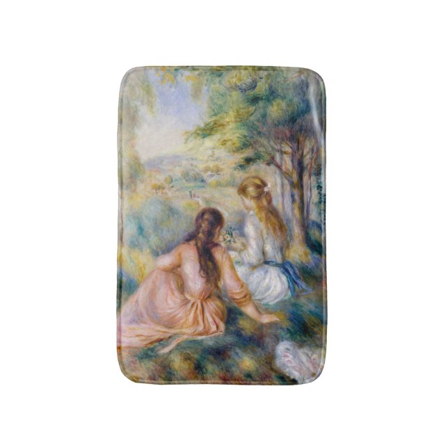 Alfombrilla De Baño Pierre-Auguste Renoir - In the Meadow (Frente vertical)