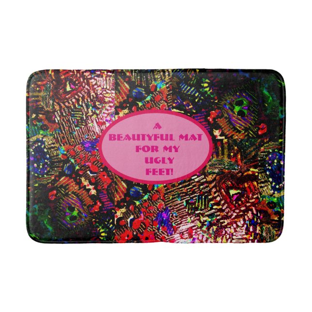 Alfombrilla De Baño Pies feos de estera de baño (Anverso)