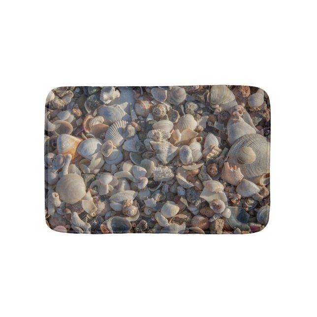 Alfombrilla De Baño Pila de Seashells (Anverso)