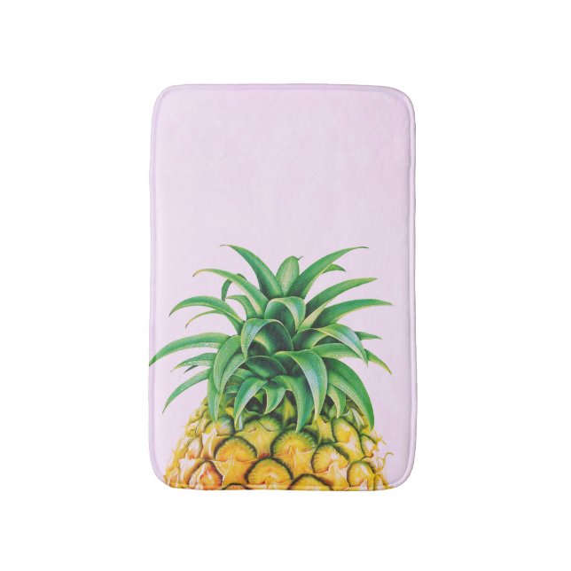 Alfombrilla De Baño Piña minimalista (Frente vertical)