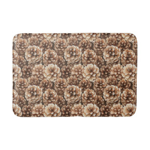 Alfombrilla De Baño Piñas Marrones Naturaleza Despedida de Soltera