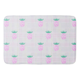 Alfombrilla De Baño Piñas rosadas de granja
