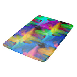 Alfombrilla De Baño Pincel digital muy coloreado pinza manchas manchas