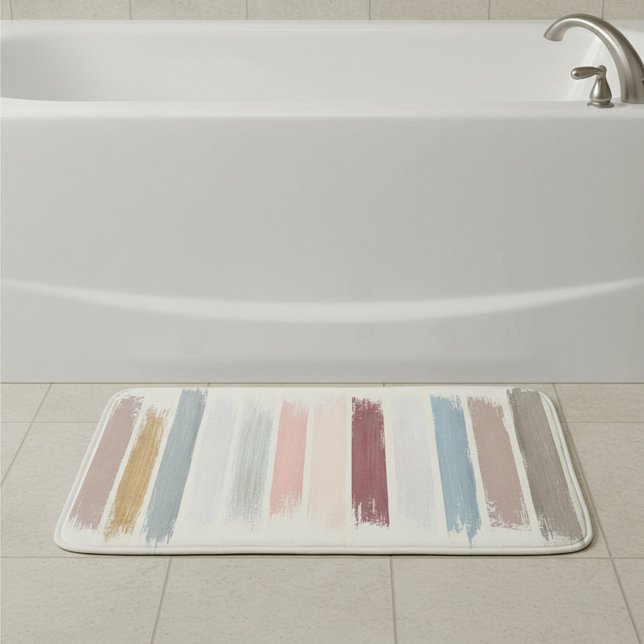Alfombrilla De Baño Pinceladas pastel  (Subido por el creador)
