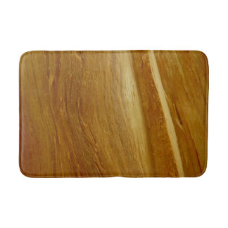Alfombrilla De Baño Pine Wood II Faux Wooden Textura