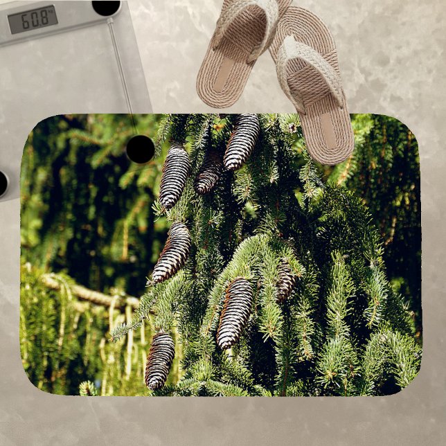 Alfombrilla De Baño Pinecones (Subido por el creador)