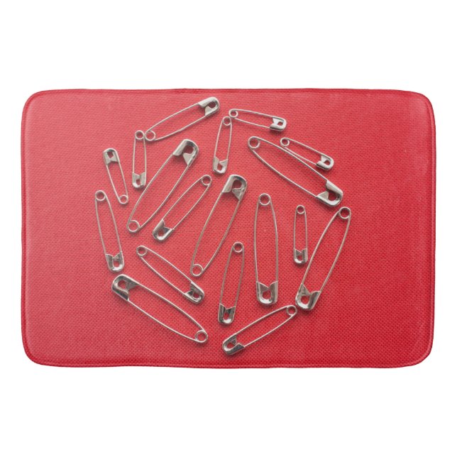 Alfombrilla De Baño Pines de seguridad (Anverso)