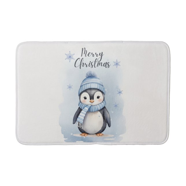 Alfombrilla De Baño "Pingüino lindo" (Anverso)