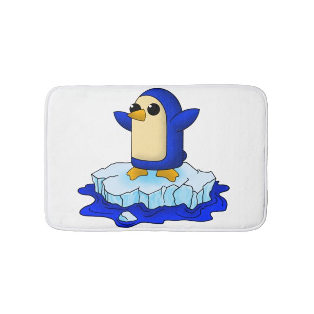 Alfombrilla De Baño Pingüino lindo (Anverso)