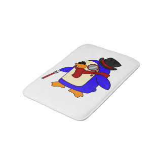 Alfombrilla De Baño Pingüino Rojo Posh