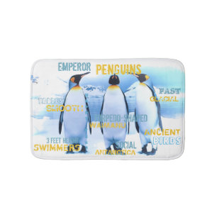 Alfombrilla De Baño Pingüinos de emperador