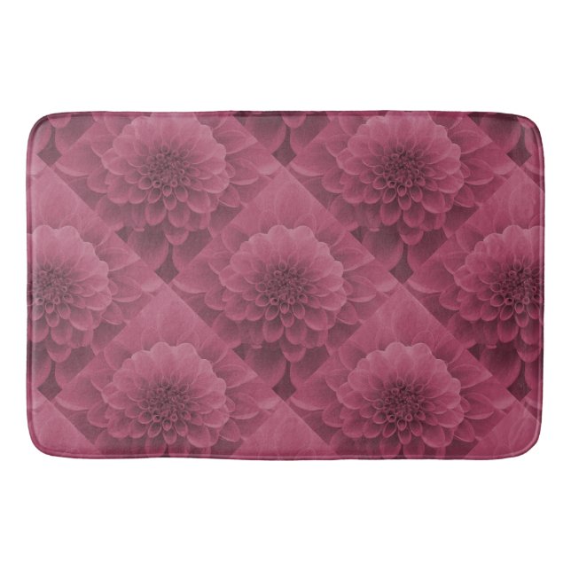 Alfombrilla De Baño Pink Dahlia (Anverso)