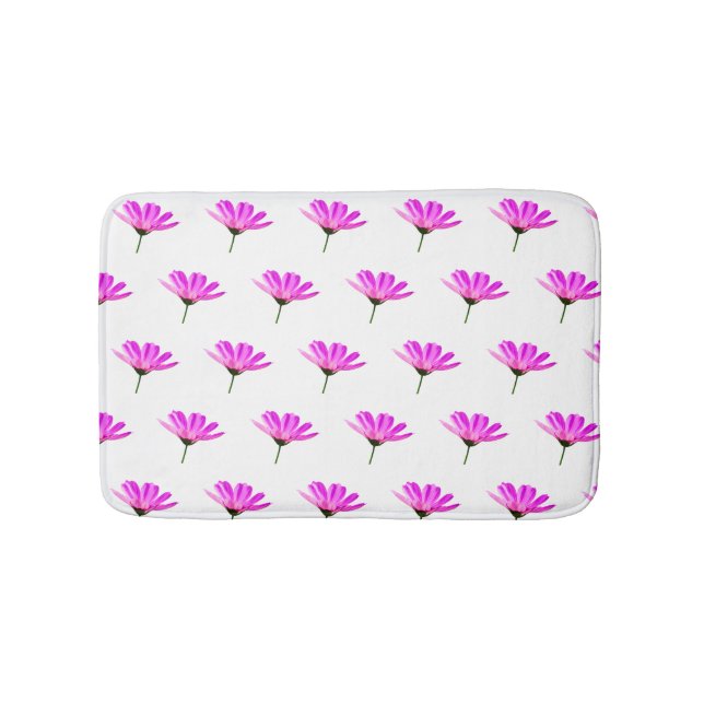 Alfombrilla De Baño Pink Daisy (Anverso)