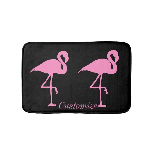 Alfombrilla De Baño Pink Flamingo Thunder_Cove (Anverso)