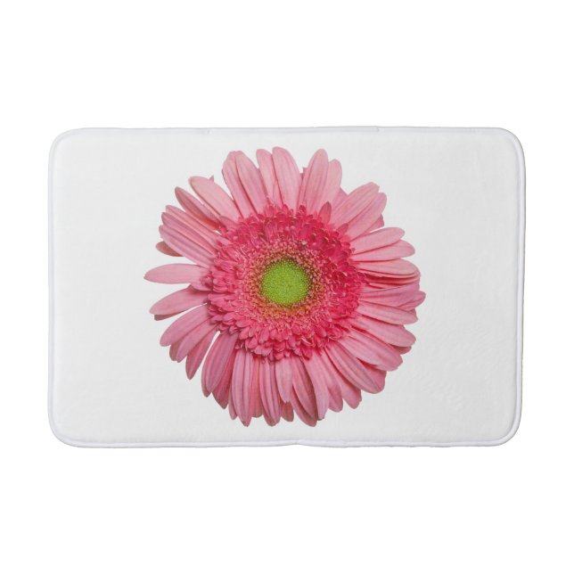 Alfombrilla De Baño Pink Gerbera Daisy (Anverso)