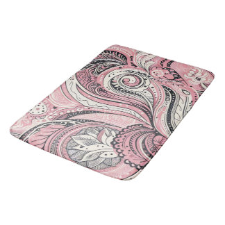 Alfombrilla De Baño Pink Paisley The Home Studio