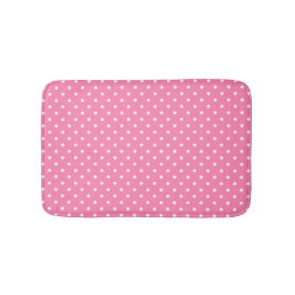 Alfombrilla De Baño Pink Polka Dots Bath Mat