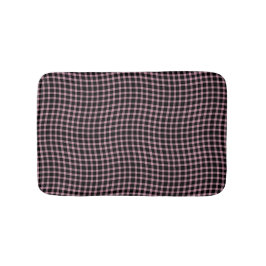 Alfombrilla De Baño Pink Purple Plaid Checker Seamless Pattern