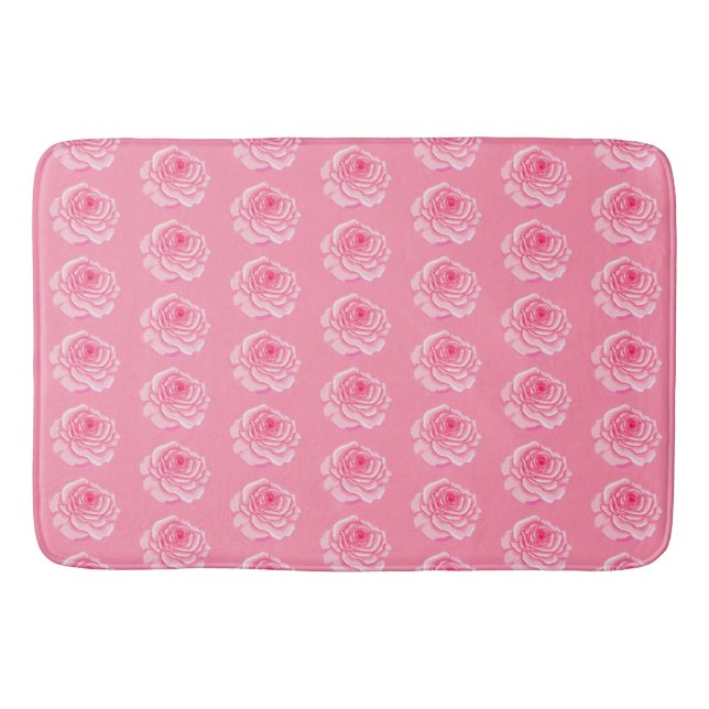 Alfombrilla De Baño Pink roses (Anverso)
