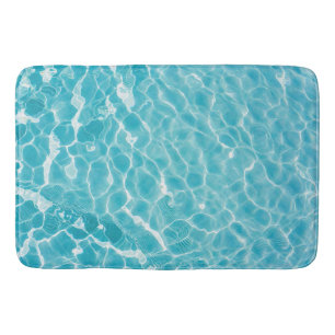 Alfombrilla De Baño Pintura al óleo de la superficie del agua (estilo