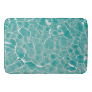 Alfombrilla De Baño Pintura al óleo de la superficie del agua (estilo