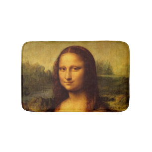 Alfombrilla De Baño Pintura Bella Artes Leonardo Da Vinci Mona Lisa