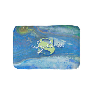 Alfombrilla De Baño Pintura de fluidos de cascada