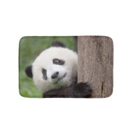 Alfombrilla De Baño Pintura dulce del oso de panda