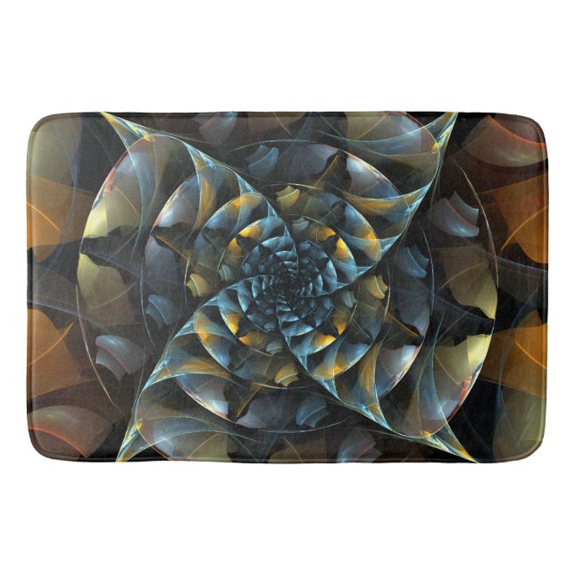 Alfombrilla De Baño PinWheeler Abstract Art (Anverso)