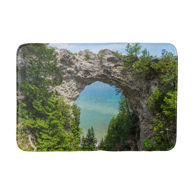 Alfombrilla De Baño Piragüismo En Arco Rock (Anverso)