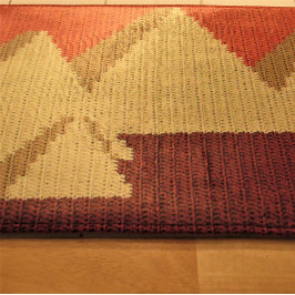 Alfombrilla De Baño Pirámides egipcias con una imagen cruzada de artis