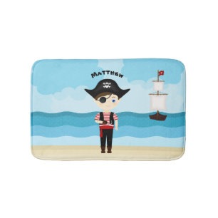 Alfombrilla De Baño Pirata Boy
