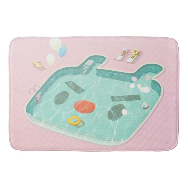 Alfombrilla De Baño Piscina (Anverso)
