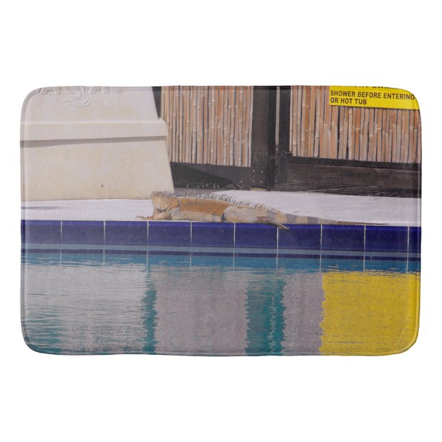 Alfombrilla De Baño Piscina de la Iguana (Anverso)