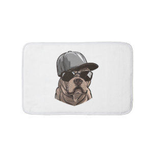 Alfombrilla De Baño Pitbull Gangster