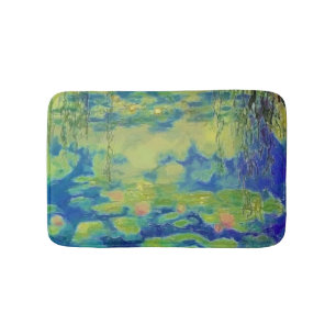 Alfombrilla De Baño PixDezines estanque de lirios de Monet en giverny
