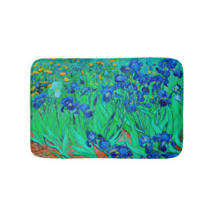Alfombrilla De Baño PixDezines van gogh iris/st. remo