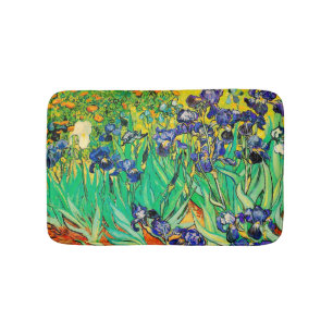 Alfombrilla De Baño PixDezines van gogh iris/st. remy