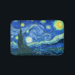Alfombrilla De Baño PixDezines van gogh noche estrellada/st. remo<br><div class="desc">El famoso cuadro de Van Gogh, "La noche estrellada". Durante su estancia en el asilo de Saint Remy en los años 80, van Gogh describió las colinas onduladas y los cipreses que veía desde su ventana. Digitalmente mejorado por PixDezines. Copyright © 2008-2016 PixDezines.com™ y PixDezines™ en zazzle.com. Todos Los Derechos...</div>