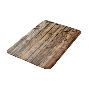 Alfombrilla De Baño Pizarras rusas de madera de roble