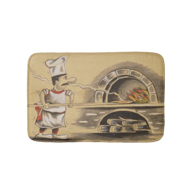 Alfombrilla De Baño Pizzeria (Anverso)