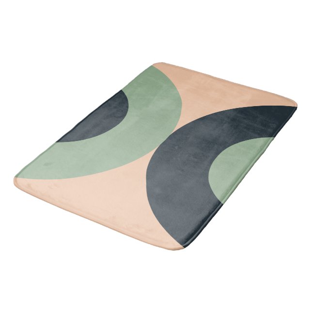 Alfombrilla De Baño Placa de Lemongrass Moderna de Mediosiglo (Angular)