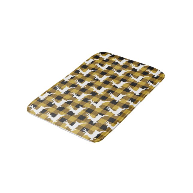 Alfombrilla De Baño Plaid and deer  bath mat (Angular)