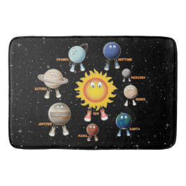 Alfombrilla De Baño Planetas y el sistema solar