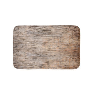 Alfombrilla De Baño Plano de madera bruta