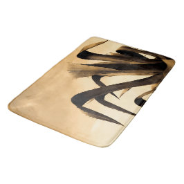 Alfombrilla De Baño Planta Sepia Aloe