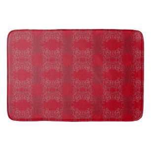 Alfombrilla De Baño Plata Swirls Arabesque Bath Mat